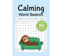Calming Word Search Puzzle Book: Word Searches with Easy to Read Print about Calming, Relaxation, Tranquillity, and More │ 6x9 inches, 110 pages │ 50+ Puzzles… │Gift for Vacations, Holidays, and Relaxation