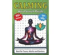 Calming Word Search Puzzle Book: Word Searches with Easy to Read Print about Mindfulness, Relaxation, and Self-Care and More | 6x9 inches, 110 pages | ... Vacations, Holidays and Free Times.