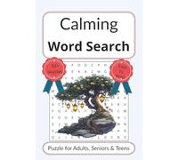 Calming Word Search Puzzle Book: Word Searches With Easy To Read Print Calming, Stress Relief, Self-Care And More | 6x6 Inches, 110 Pages | 50+ ... for Vacations, Holidays and Clear Your Mind
