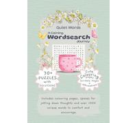 Calming Wordsearch Puzzles & Colouring Book (Paperback): Word search puzzles & colouring pages with affirmations for anxiety & stress relief. 6 x 9 ... Gift for holiday, vacation & relaxation.