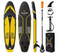 CalmMax Tavola Stand Up Paddle Gonfiabile 320x76x15cm 10.6 'a 150kg Portatile con pagaia, Pompa e Accessori Completi Set tavola SUP per Giovani e Adulti