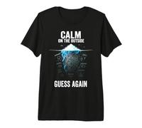 Calmo in Superficie Iceberg Ansia Design Maglietta Premium