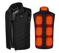 Calore elettrico riscaldato per uomo e donna, riscaldamento gilet con connessione USB per inverno, all'aperto, sci, escursionismo, lavoro all'aperto e calore quotidiano