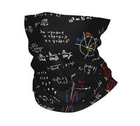 Calore invernale Bianco Geek Fisica Equazioni Bandana Collo Ghetta Viso Sciarpa Copertura Matematica Scienze Insegnante Fascia Tubo Passamontagna