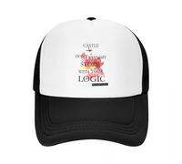 Calore invernale e tempo libero, Castello _quot_Don_t rovina la mia storia con il tuo Logic_quot_ berretto da baseball cappello invernale cappelli divertenti berretto snapback femminile da uomo