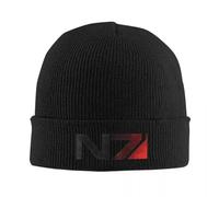 Calore Invernale, Logo Vecchio Mass Effect N7 con Cappello a Maglia, Berretto Autunno Inverno, Cappello di Moda Caldo per Uomini Donne