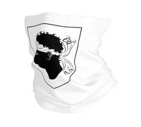 Calore invernale Stemma personalizzato della Corsica Bandana Inverno Scaldacollo Uomo Antivento Wrap Face Sciarpa per Sci Orgoglio Corso Ghetta Fascia