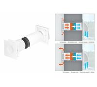Calore Recupero Kit Con Telecomando Singolo Camera Estrattore Ventola Cappuccio