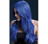 Calore Resistente Parrucca Lavabili Styleable Donna Costume Khloe Blu