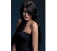 Calore Resistente Parrucca Lavabili Styleable Donna Costume Marrone 71cm