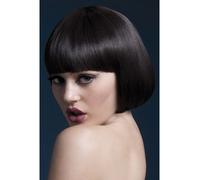 Calore Resistente Parrucca Lavabili Styleable Donna Costume Mia Bob Marrone