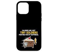 Calorie Sono Solo Piccoli Soldati Divertente Cake Design Custodia per iPhone 12 mini