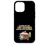 Calorie Sono Solo Piccoli Soldati Divertente Cake Design Custodia per iPhone 12 Pro Max