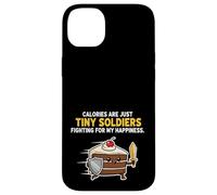 Calorie Sono Solo Piccoli Soldati Divertente Cake Design Custodia per iPhone 14 Plus