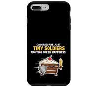 Calorie Sono Solo Piccoli Soldati Divertente Cake Design Custodia per iPhone 7 Plus/8 Plus