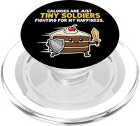 Calorie Sono Solo Piccoli Soldati Divertente Cake Design PopSockets PopGrip per MagSafe
