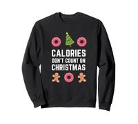 Calories Don't Count On Christmas Felpa