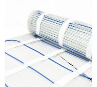 Calorique Wow, tappetino elettrico per cavi riscaldanti, superficie 10,0 m², riscaldamento a pavimento 150 W/m², tecnologia TWIN, sottile ed economico, ideale per bagno, soggiorno e cucina e