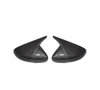 Calotta Auto ABS Stile In Fibra Di Carbonio O Gloss Nero Del Corpo Porta Laterale Copertura Dello Specchio Retrovisore Adesivo Trim Per KIA Stinger 2018-2022(Carbon)