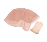 Calotta Calva Cosplay in Silicone Kaki, Elastica per Adulti | Copertura Liscia e Resistente, Adatta a Teatro e Film, Veste Diverse Misure della Testa