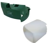 CALOTTA CHIUSURA CORPO MOTORE + GUSCIO SCOCCA BIANCO x FOLLETTO VORWERK VK 122