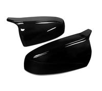 Calotta CoperturaSpecchio Compatibile Con BMW Per X5 6 Per E70 71 2008 2009 2010 2011 2012 2013 Copertura Specchietto Retrovisore Laterale Ricambio Auto Alloggiamento Esterno Tappo Parafango(Gloss Bla