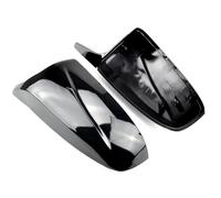 Calotta CoperturaSpecchio Compatibile Con BMW Per X5 E70 X6 E71 2008 2009 2010 2011 2012 2013 Specchietto Retrovisore Laterale Per Parafango Modificato Nero Lucido Motivo In Fibra Carbonio(Black)