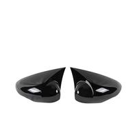 Calotta CoperturaSpecchio Compatibile Con Ford Per Fiesta 7 VII Per MK7 2010 2011 2012 2013 2014 2015 2016 2017 Copertura Specchietto Retrovisore Laterale In Fibra Di Carbonio Nero Lucido(Bright black