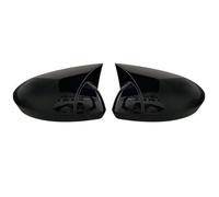 Calotta CoperturaSpecchio Compatibile con Megane 4 2016 2017 2018 2019 2020 Bat Copertura Specchietto Retrovisore Laterale Nero Lucido Accessori di Ricambio(Bright Black)