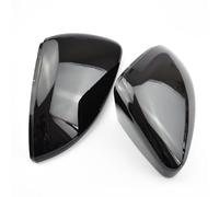 Calotta CoperturaSpecchio Compatibile Con Per Golf 7 Per MK7 Per MK7.5 Per GTI R Per GTE Copertura Specchietto Retrovisore Laterale Ala Copertura Specchietto Retrovisore Nero Lucido Accessori(Bright b