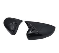 Calotta CoperturaSpecchio Compatibile Con Per Polo Per MK5 6R 6C 2009 2010 2011 2012 2013 2014 2015 2016 2017 Specchietto Retrovisore Laterale Calotte Copri Specchietto Retrovisore OX Horn(Bright blac