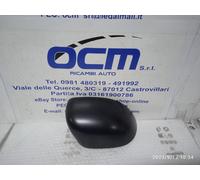 CALOTTA COPPA RETROVISORE DESTRA NERA FIAT PANDA DAL 2009 AL 2012 E DAL 2012