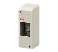 Calotta da parete Abb 2 moduli IP40 140x50x65 mm 1SL2402A00