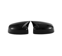 Calotta Per Ford Per Focus Mk3 2012-2018 Corno Di Bue Per Auto Retrovisore Laterale Copertura Dello Specchio Di Vetro Cornice Trim Tappi Specchio Laterale(Gloss Black)