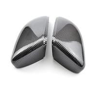 Calotta Per Golf 6 Per GTI 6 Golf 6 R MK6 R20 Per TOURAN Coperture Specchietti Retrovisori Auto Tappi Copertura Per Specchietto Retrovisore Ala Laterale Nera(Carbon Look black)