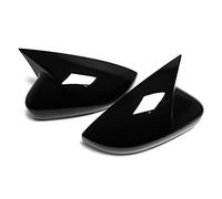 Calotta Per VW Polo Mk5 6R 6C V 2009-2017 Auto Esterno Corno Di BUE In Fibra Di Carbonio Stile Auto Wing Mirror Covers Cap Sticker(Carbon fiber look)