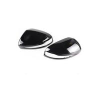 Calotta Retrovisore 2 Pezzi Per C Per GLC Per S Per E Per Classe W205 X253 W222 W213 W238 Copertura Specchietto Retrovisore Auto LHD Copri Specchietto(Black-1)