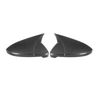Calotta Retrovisore Compatibile Con Per MK7 MK7.5 Per GTI Per GTD R 2012-2020 Coppia Specchietto Retrovisore Laterale Tappi Copertura Custodia Per Specchio Accessori Aggiuntivi(Style 2 - Carbon Fibre)
