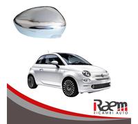 Calotta Retrovisore DX Destra Adatta per FIAT 500 dal 2007 in poi (CROMATA)