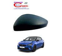Calotta Sinistra Specchio Specchietto Retrovisore Nera per Opel Corsa F dal 2019