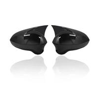 Calotta Specchietto Laterale Per Seat Ibiza MK4 2 Pezzi Gloss Car Rear View Specchio Copertura Tappi Ibiza 6J 6P SC ST MPI Per TSI Per TDI Coupe Immobiliare Hatchback 2008-2015 (Colore : Nero)