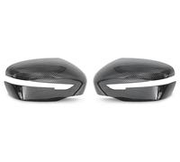 Calotta Specchietto Laterale Set Effetto Carbonio per Nissan 14-21 Frecce Coppia