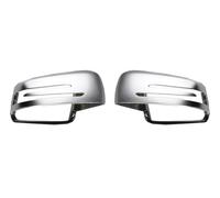 Calotta Specchietto Laterale Set Spazzolato Argento Opaco per Mercedes Gla X156