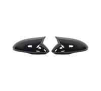 Calotta specchietto Per Alfa Per Romeo Per Stelvio 2016-2020 Copertura Dello Specchietto Retrovisore In Fibra Di Carbonio Cappucci specchietti retrovisori(Bright black)