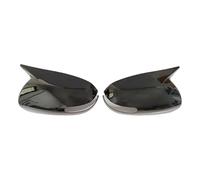 Calotta specchietto Per KIA K3 Per Forte Per Cerato Ceed 1 2009-2013 ABS Auto Retrovisore Laterale Copertura Dello Specchio Ala Cap Cappucci specchietti retrovisori(Type B Gloss Black)