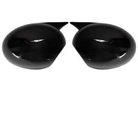Calotta Specchietto Per Mini Per Cooper Per R50 Per R52 Guida A Sinistra 2 Pezzi Copri Specchietti Retrovisori Laterali In Plastica Guscio Protettivo Calotte Ricambio(Gloss Black)