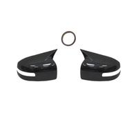 Calotta Specchietto Per Mitsubishi Per Lancer X 10 EX Per EVO | Tappo copri specchietto retrovisore ala laterale 2013-2016(Nero lucido)