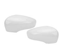 Calotta Specchietto Retrovisore Compatibile Con Clio MK4 2012 2013 2014 2015 2016 2017 2018 2019 Porta Laterale Sinistra Destra Per Guscio Specchietto Retrovisore Esterno(Bianca,A pair)