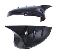 Calotta Specchietto Retrovisore Copri Specchietti Laterali Aggiuntivi In fibra Di Carbonio Nero Lucido Per Civic 2022-2025 Accessori Per Auto(Paint Black)