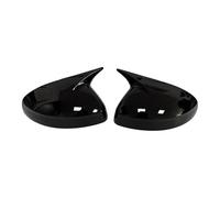 Calotta Specchietto Retrovisore Per A1 2011-2014 2x Adesivo Per Auto Retrovisore Copertura Specchietto Laterale Tappo Alare Custodia Esterna Accessori Per Finiture Calotte Specchietti(Nero lucido)